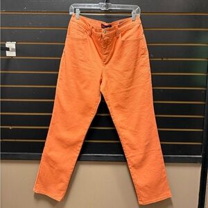 Gloria Vanderbilt Amanda Coral Orange Jeans 8
